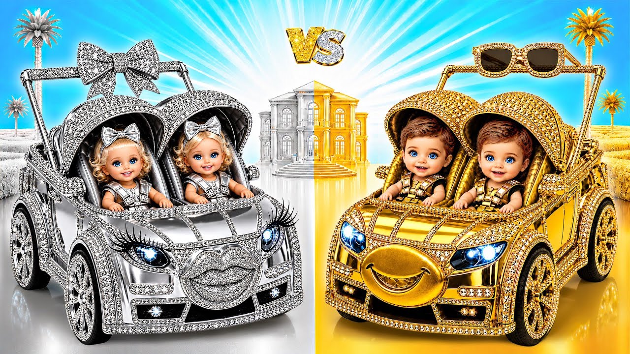 We Build Amazing Doll House for Family Gold vs Silver | Tiny Build Ideas by Multi DO Girls