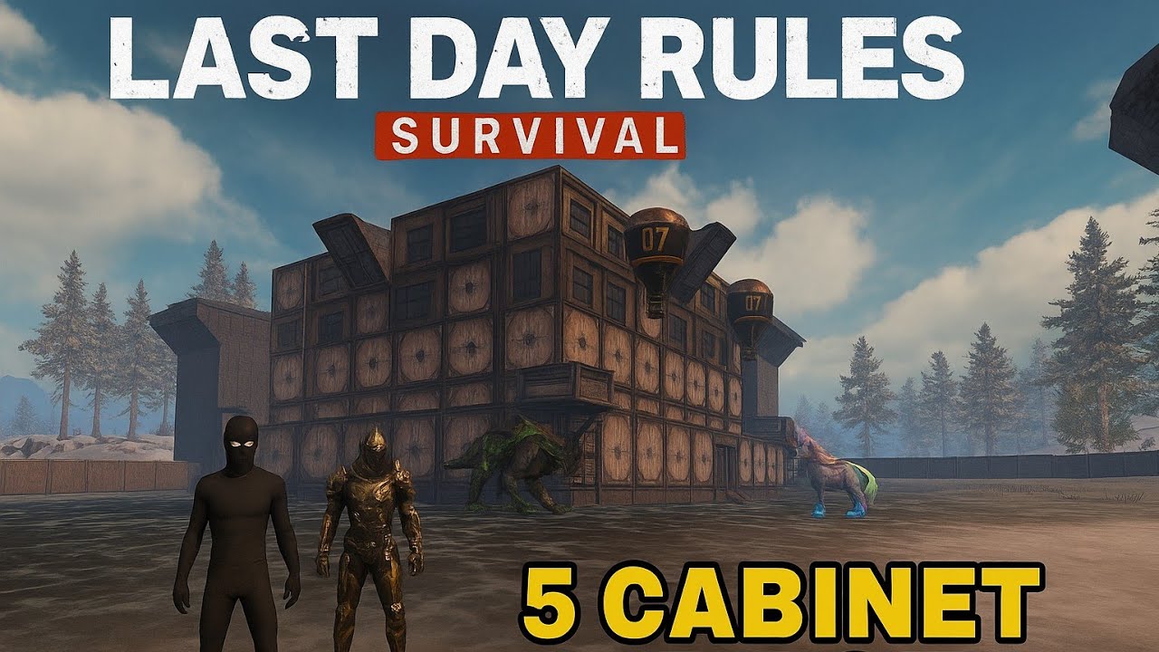 5 CABINET BASE VIEW || LAST DAY RULES SURVIVAL HINDI GAMEPLAY/ #lastislandofsurvival