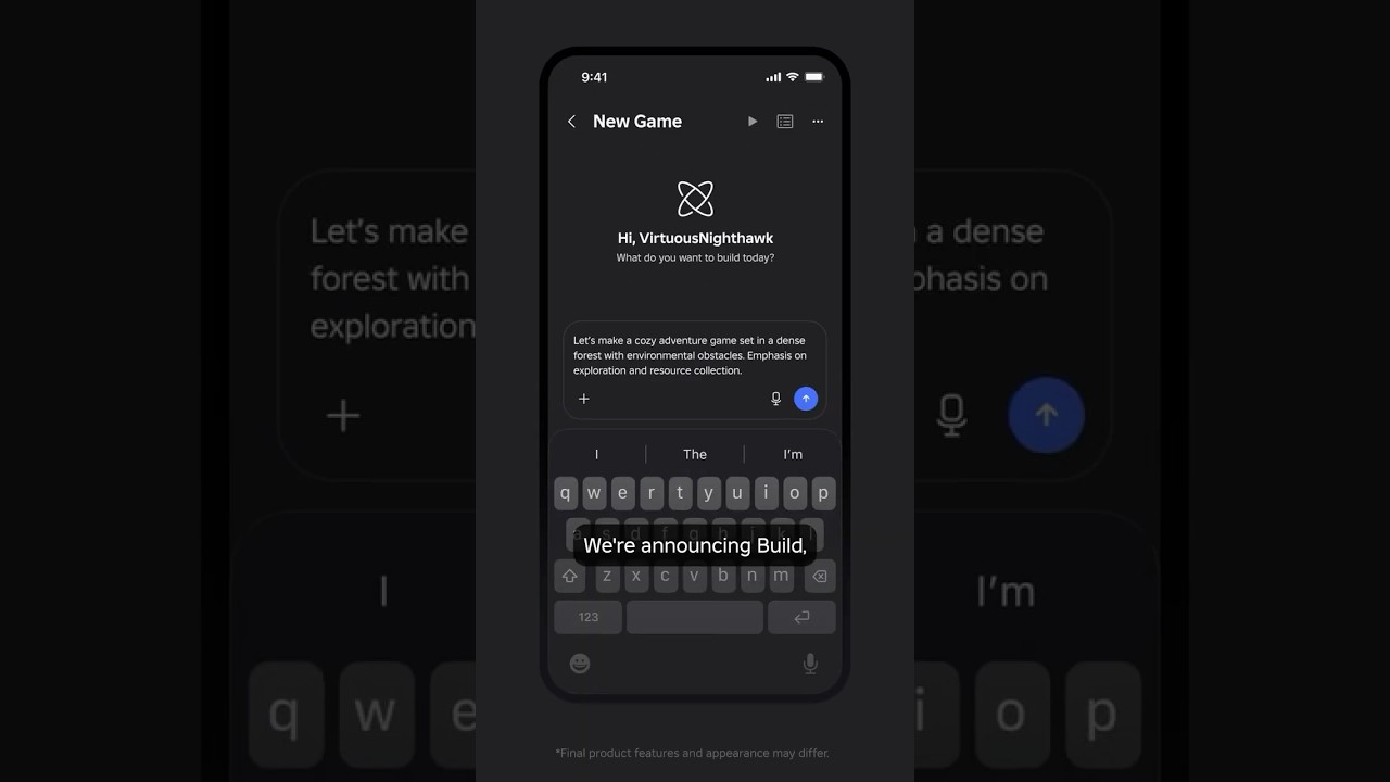 Build helps creators at every level bring their creative vision to life, right from their phone.