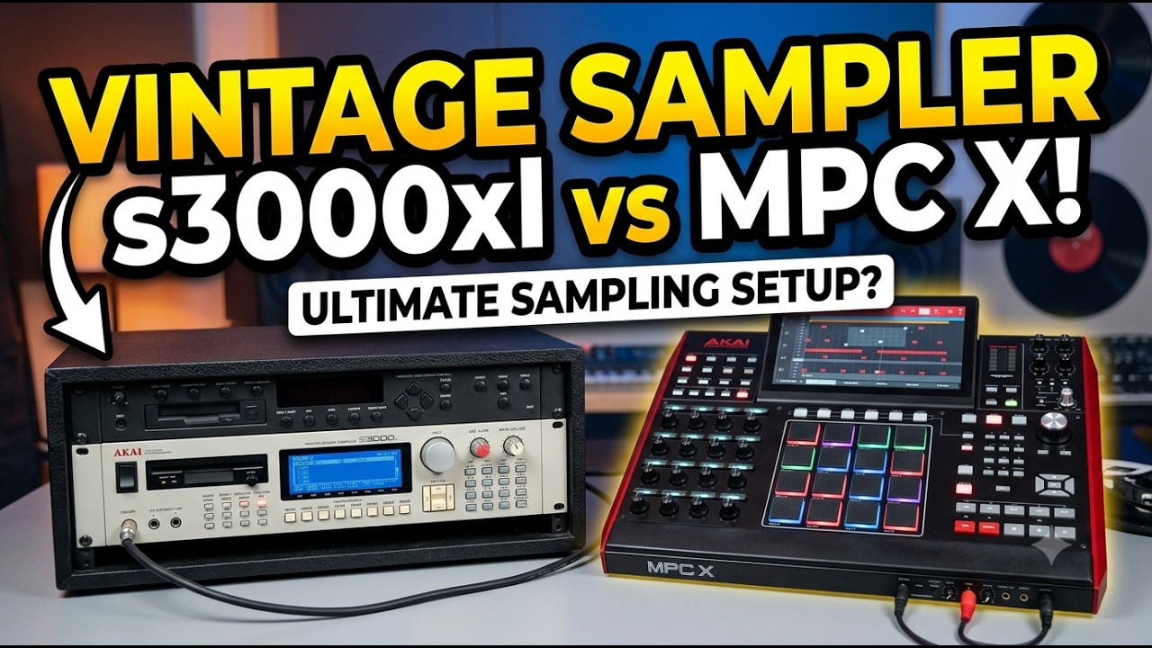 Akai s3000xl - Simple Beats with Vintage Sampler