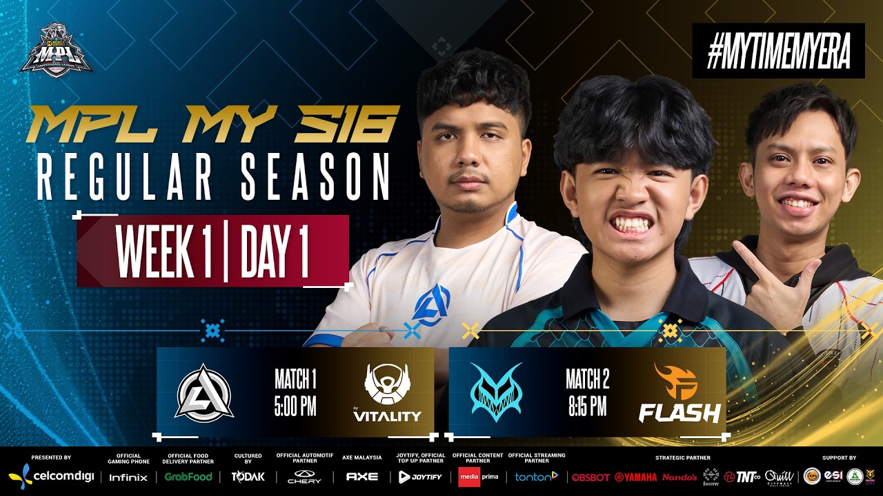 LIVE | [ENG] MPL MY Season 18 Week 1 Day 1