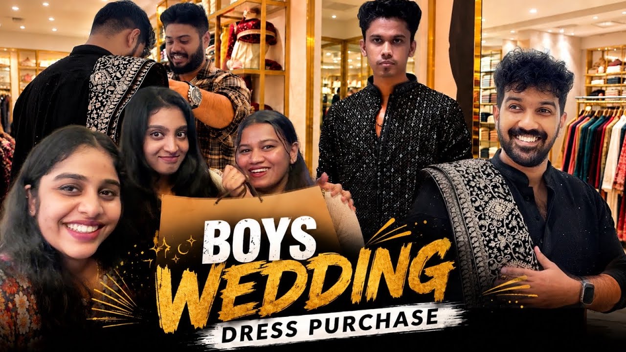 WEDDING DRESS SHOPPING FOR BOYS 😍 | WEDDING UPDATE ❤️ | PULLOTHI