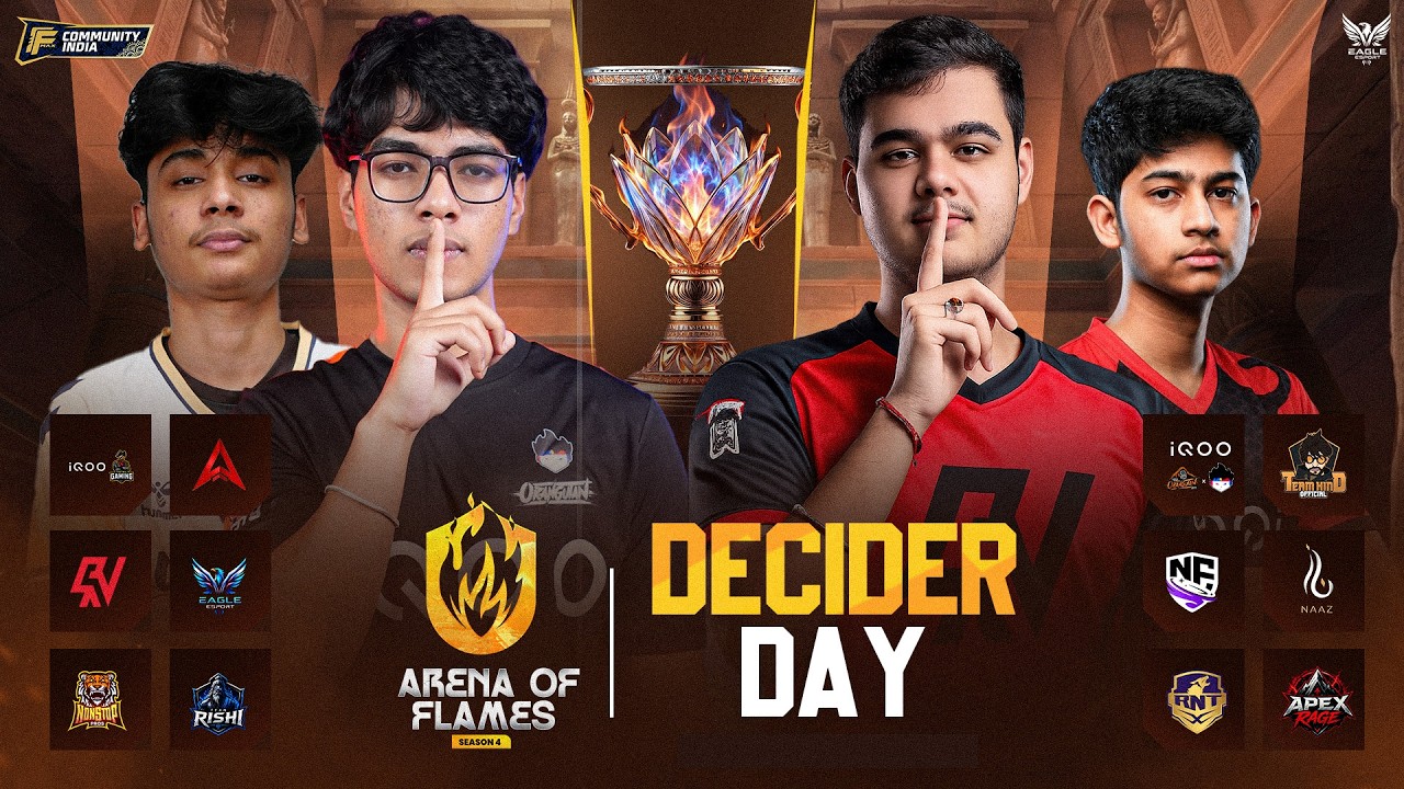 AOF S4 GRAND FINALS DAY 3 || iQOO TG , NG PROS , RNX , iQOO OGxTSG , RNTX , HIND AND MANY MORE....