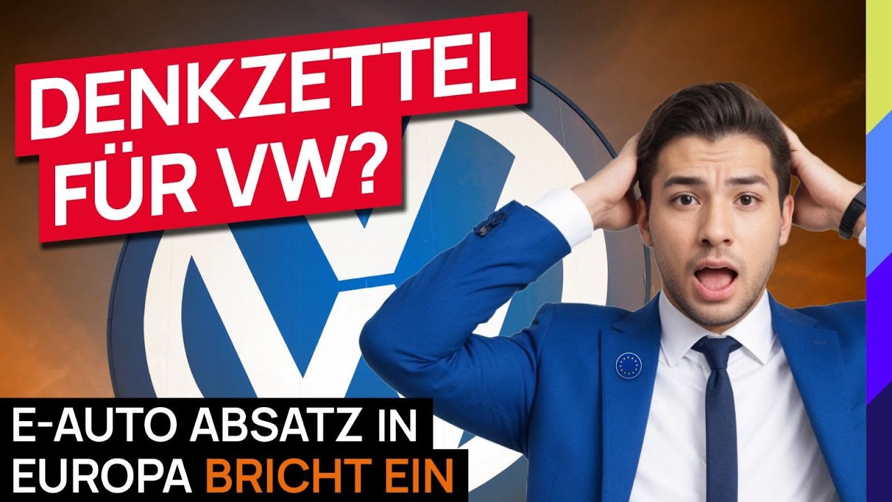 Denkzettel für VW? E-Auto Absatz bricht ein - Es gibt trotzdem Lichtblicke