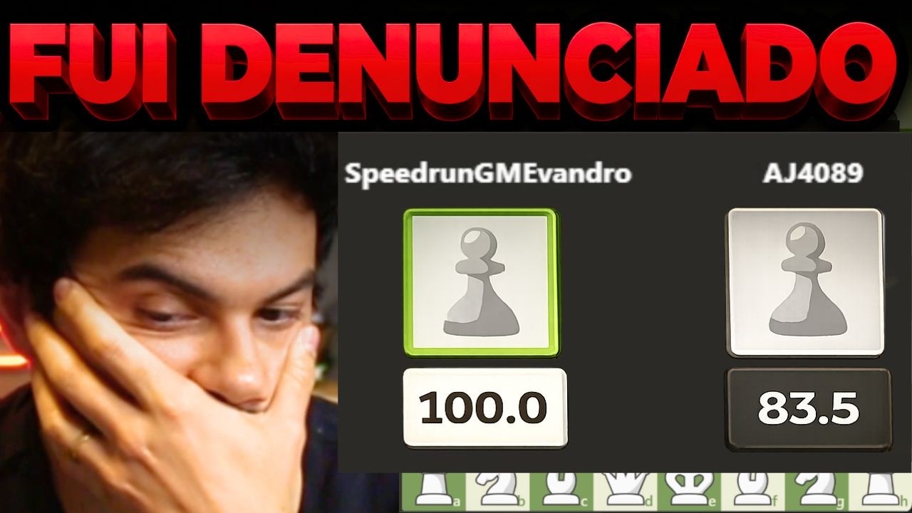 Fui DENUNCIADO por ter feito 100% de precisão no chess.com!! Speedrun #41