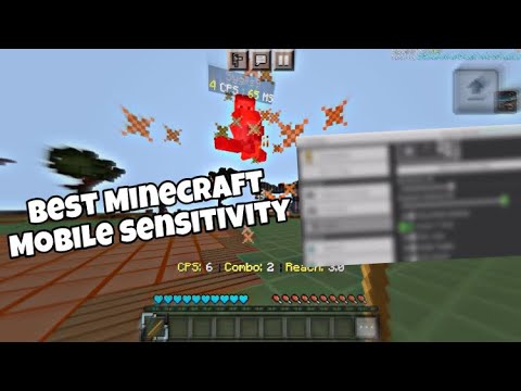 Best Minecraft pvp sensitivity | With gameplay🤯