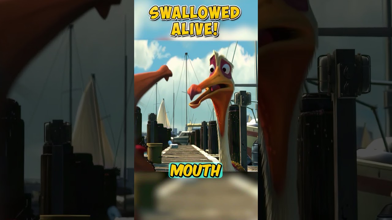 The Craziest Chase in Finding Nemo! 🦈 #viralshorts