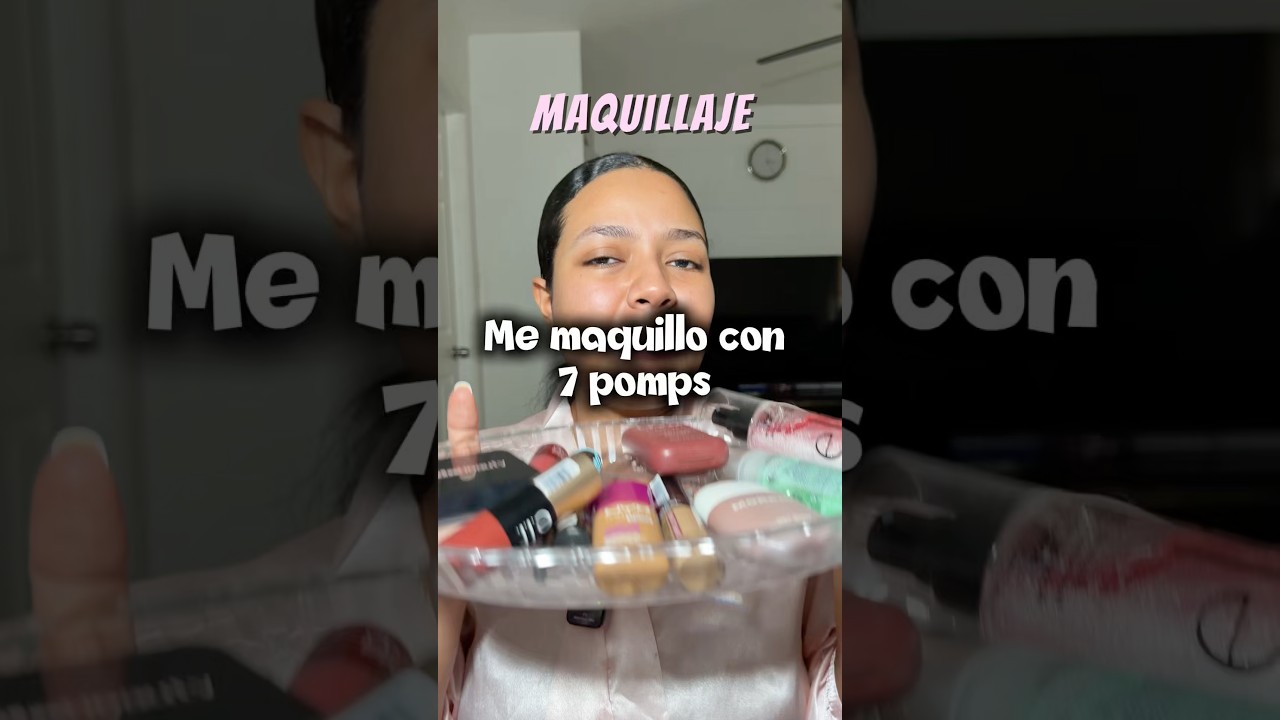 Me maquillo con 7 pomps #makeup   #makeuptutorial #fullface #beauty #makeupchallenge