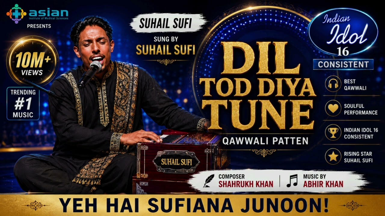 SUHAIL SUFI LIVE 💔 Dil Tod Diya Tune | Indian Idol 16 | Guitar Cover New Song 2026