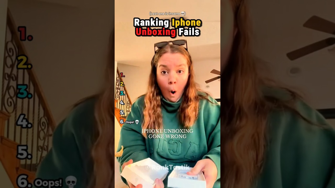 📱💀 Ranking The Craziest IPhone Unboxing Fails Ever 😭 Which one was the worst? 👀 #shorts #funny
