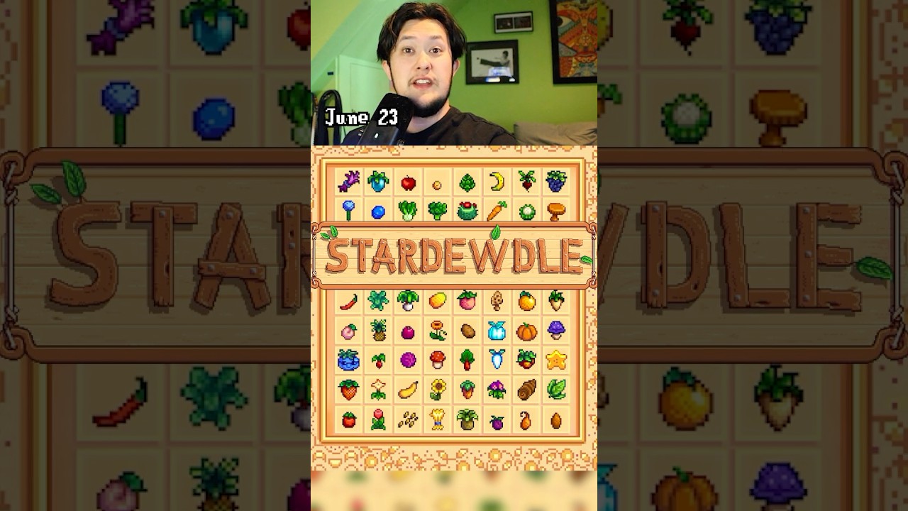 Stardewdle, The stardew Wordle | June 23 | #stardewvalley #stardew #sdv