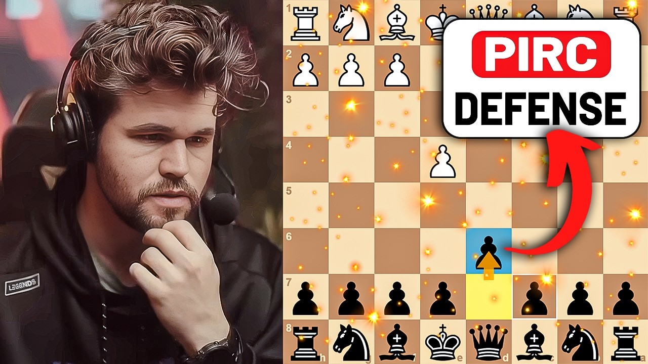 Magnus Carlsen Shows the Right Way to Play the Pirc Defense!
