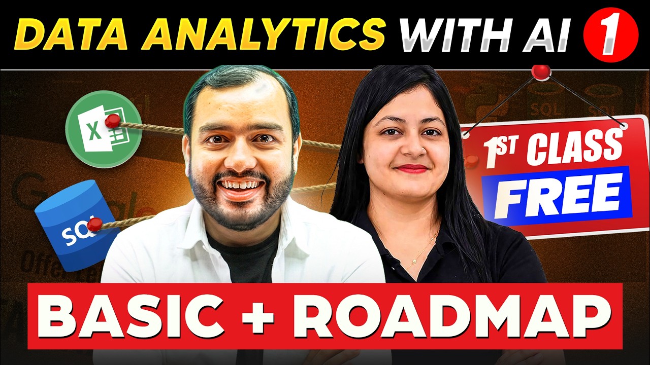 Data Analytics With Ai Course || 1st Lecture FREE ON YOUTUBE || Earners Laptop💥
