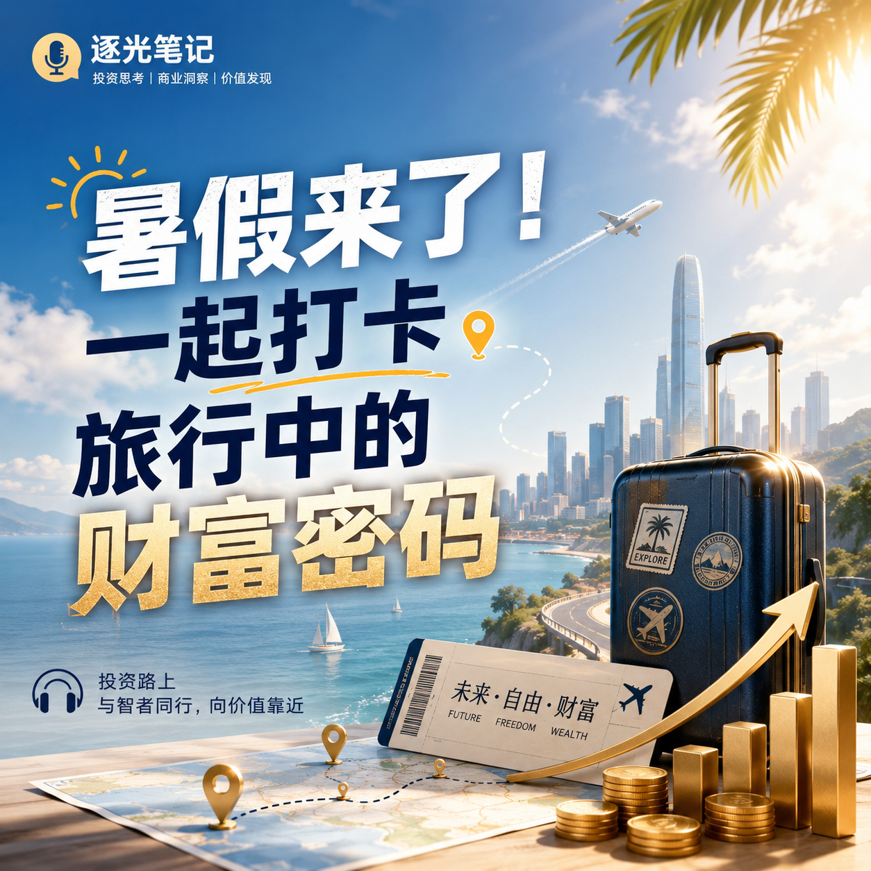 Vol.9 | 暑假来了！一起打卡旅行中的财富密码