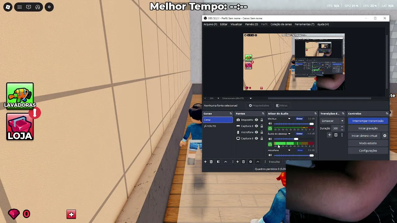 My first stream.