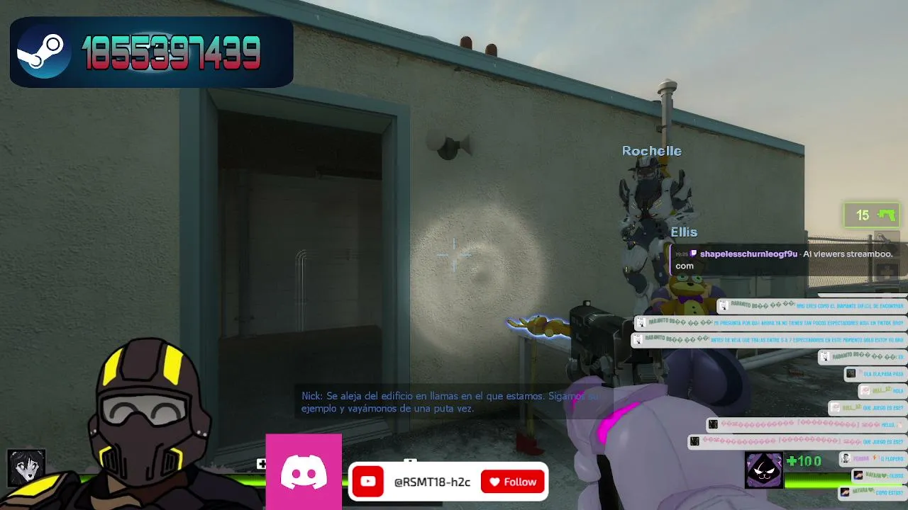 Left 4 dead al desmadreeee con calidad  (HUESOS)(CHAT VOZ) (DESMADRE) (music sin anuncios) (HUESOS)(CHAT VOZ) (DESMADRE)