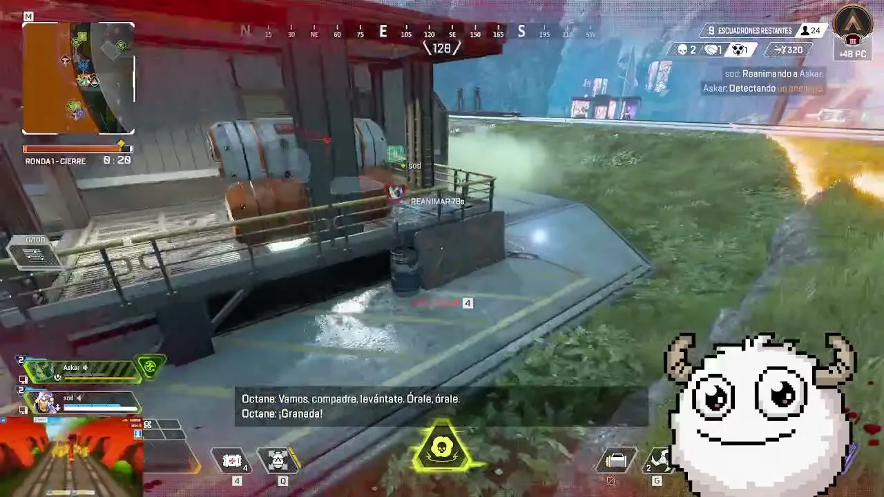 JUGANDO A APEX CON LOS PIES, UWU