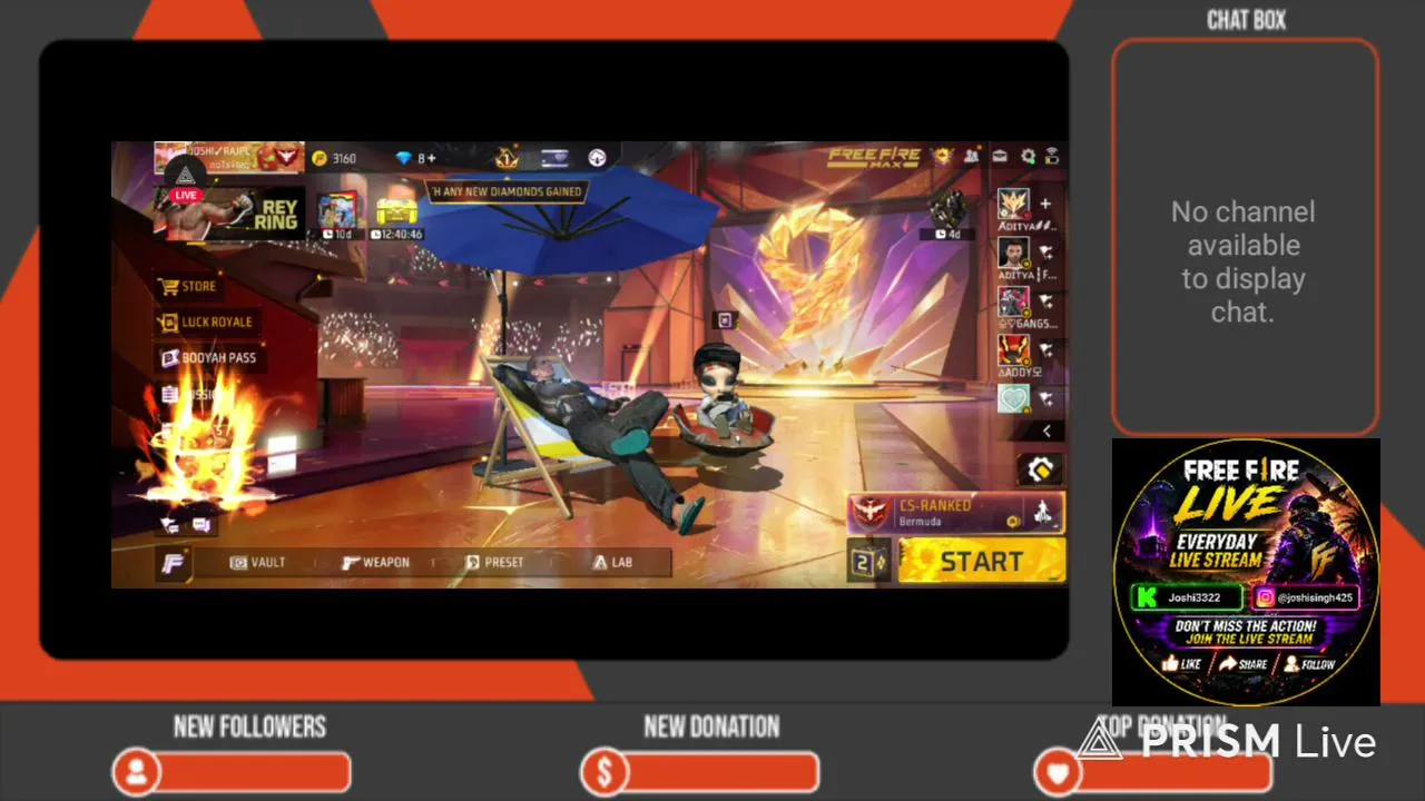 My first stream.