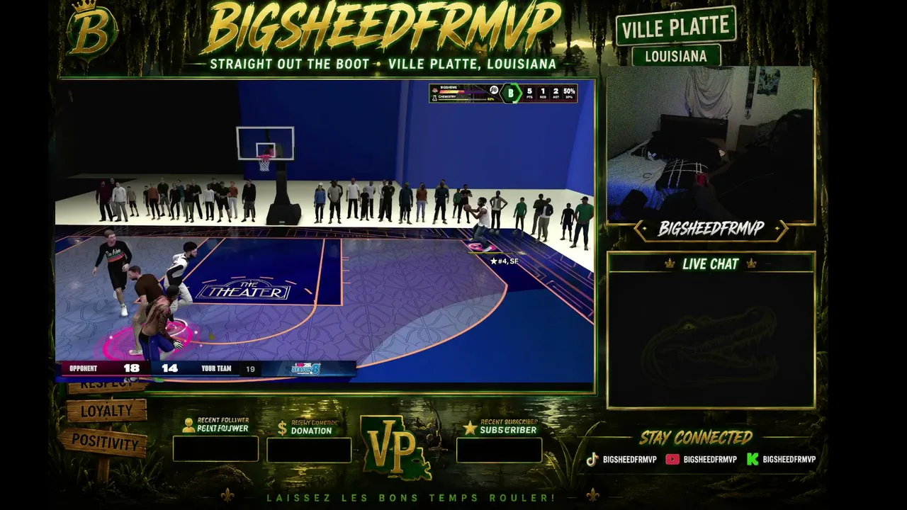 Building my community. Gaming for 5 hours