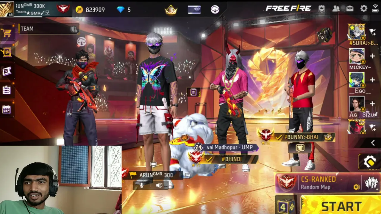 Free Fire Live 💫 Custom Challenge ✅