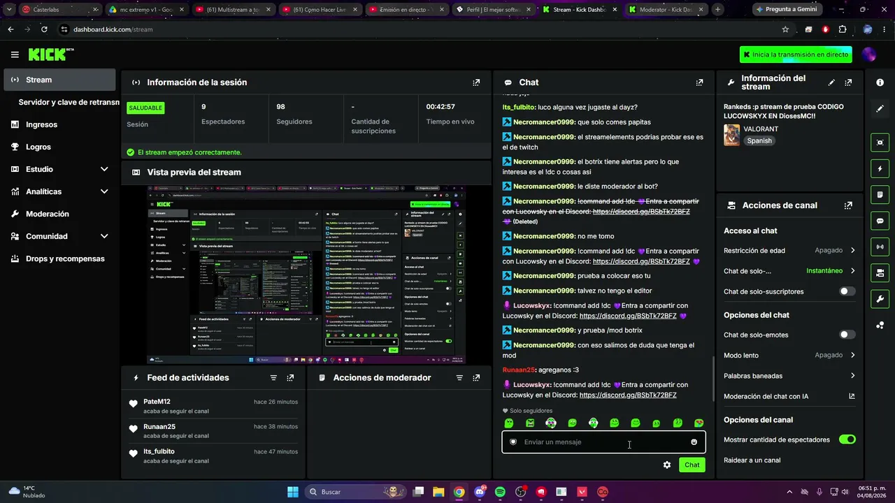 Rankeds :p stream de prueba  CODIGO LUCOWSKYX EN DiosesMC!!