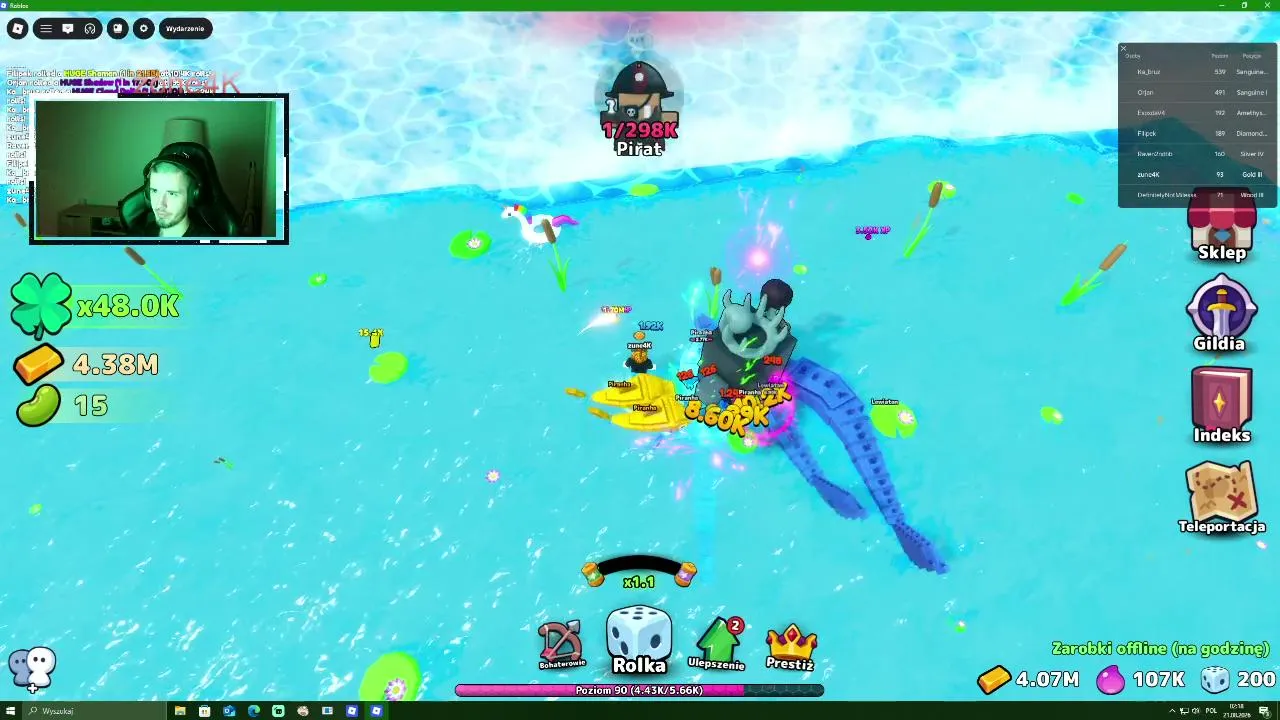 Roblox , Just Chatting i inne bajery