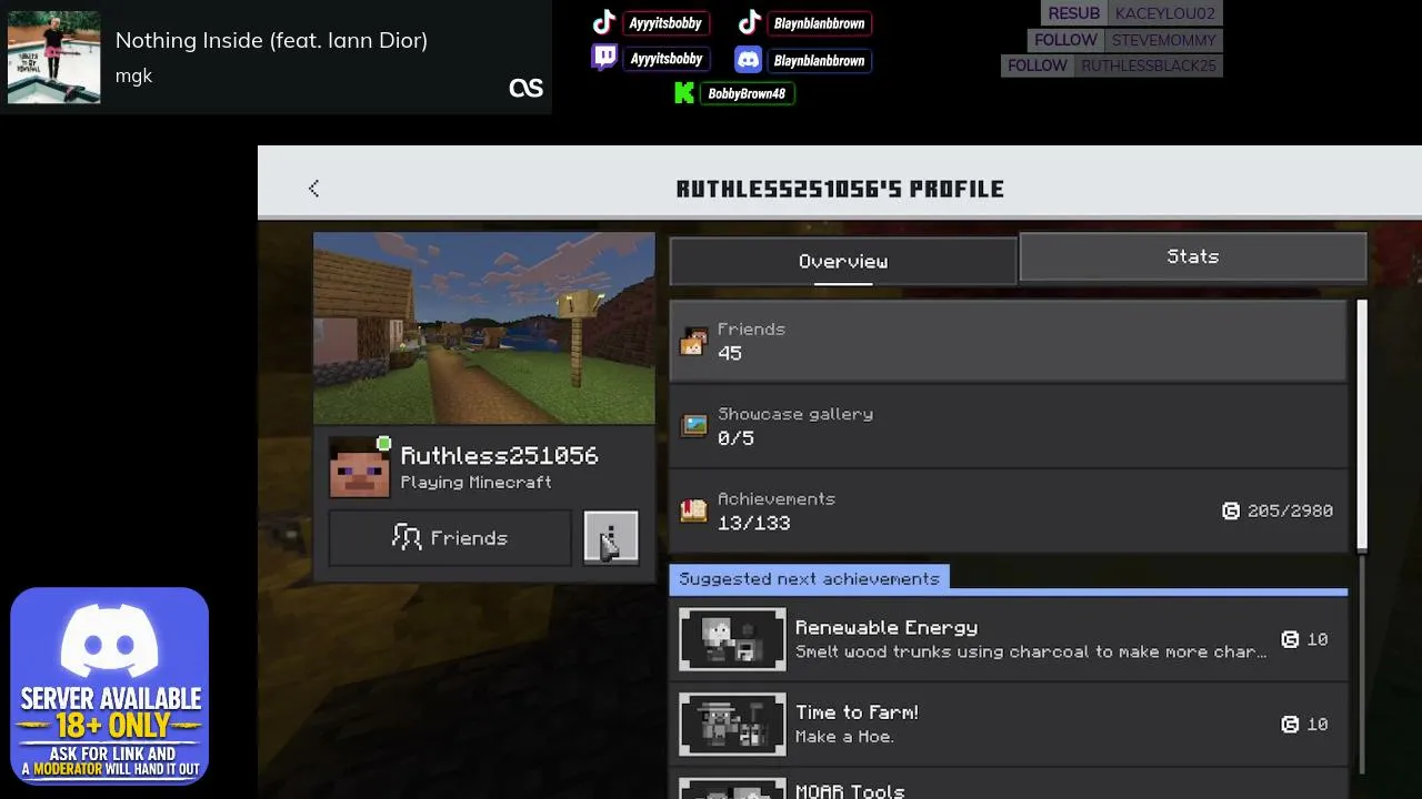 My first stream.