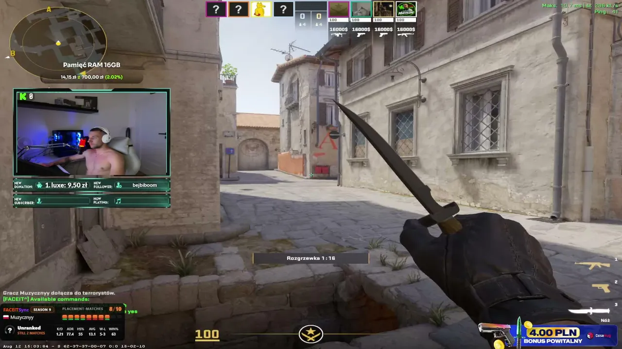 CS2 I FACEIT I !follow !faceit !grind #roadto2kelo. I 50 follow KOSA?