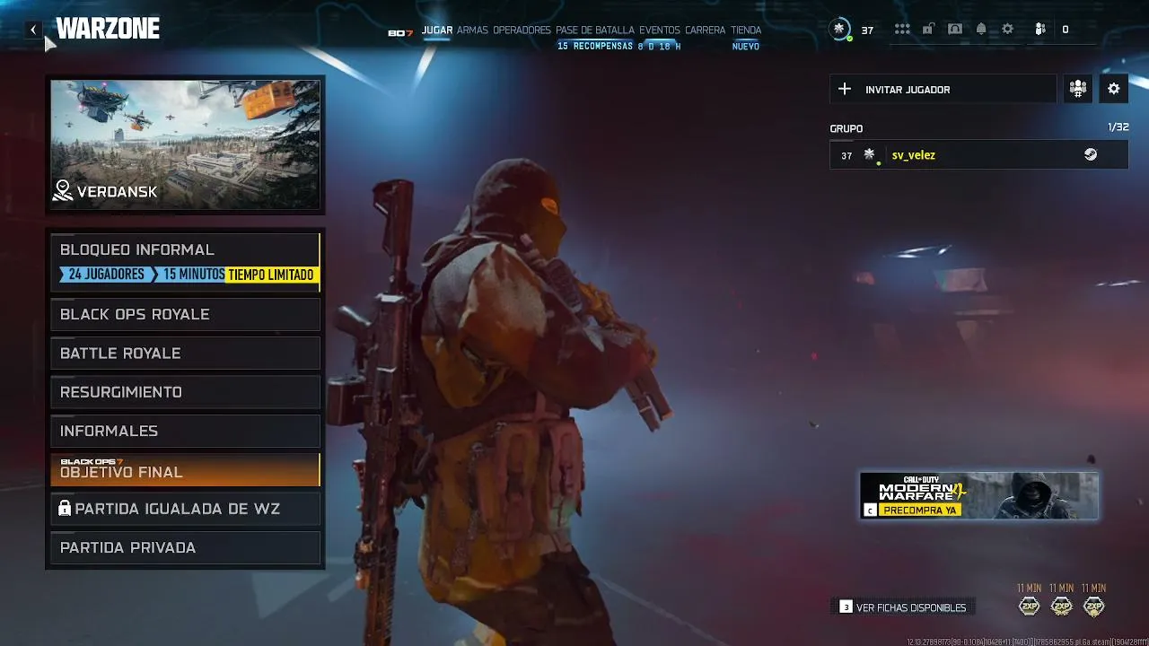 warzone tardeado
