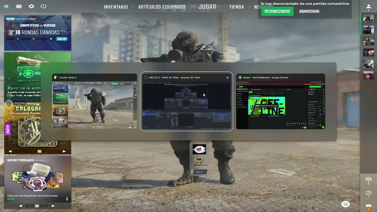 drop semanal de cs