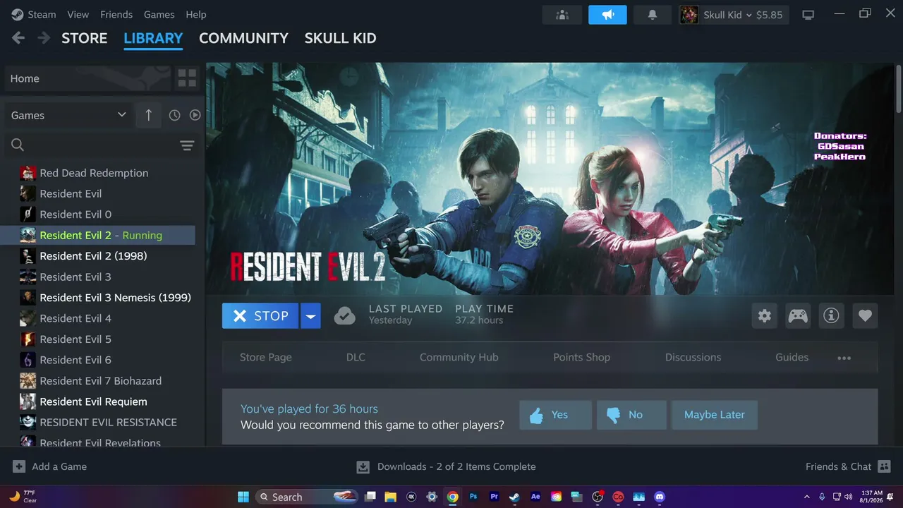 🔴 DAY 1 ON THE JOB! LEON FACES MR X! | Resident Evil 2 Remake
