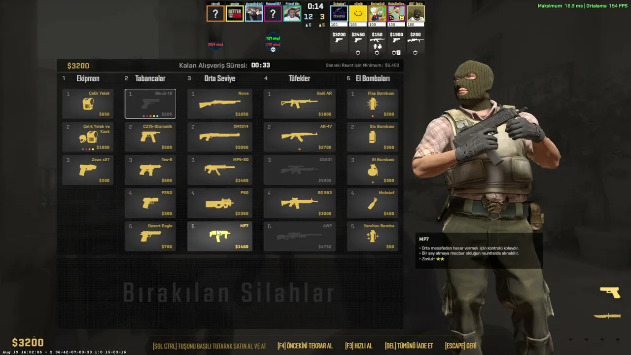 Uyumadan Faceit (cs2)