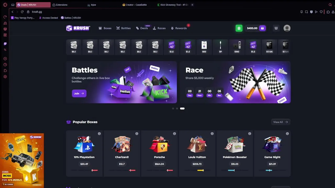 YEEZY SEASON FOREVER| !CSBATTLE !CASEBATTLE !SKINRAVE !DC !UNBOX !KRUSH | $$5500LBS, $100 WEEKLY DISCORD GWS
