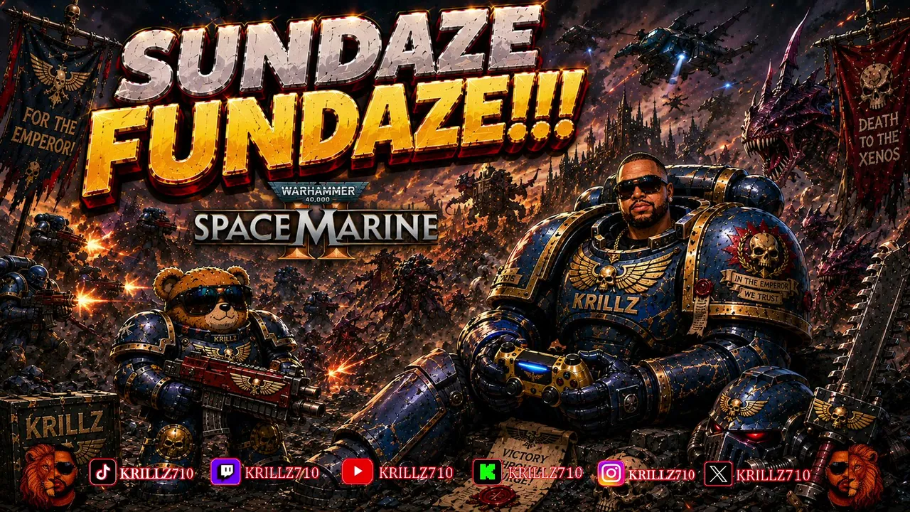 [ENG/ESP] SUNDAZE FUNDAZE!!! WARHAMMER 40K: SPACE MARINE 2!!! HOORAHHH!! Part 2| We Keep Building 🦅 #TeamSeFueLaLuz