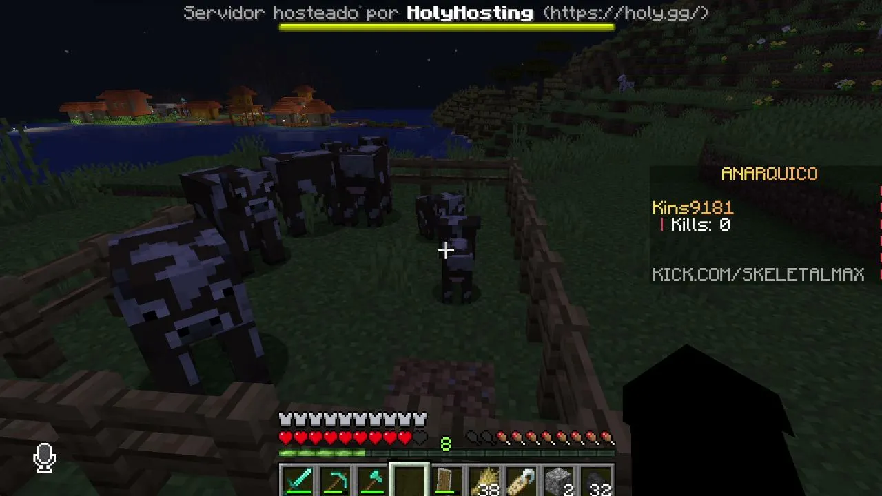 dia 2 de minecraft!