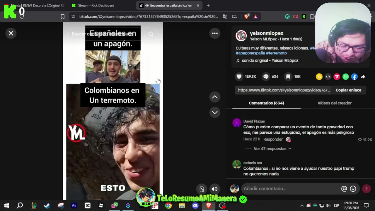 Una noche mas de directo 😴
