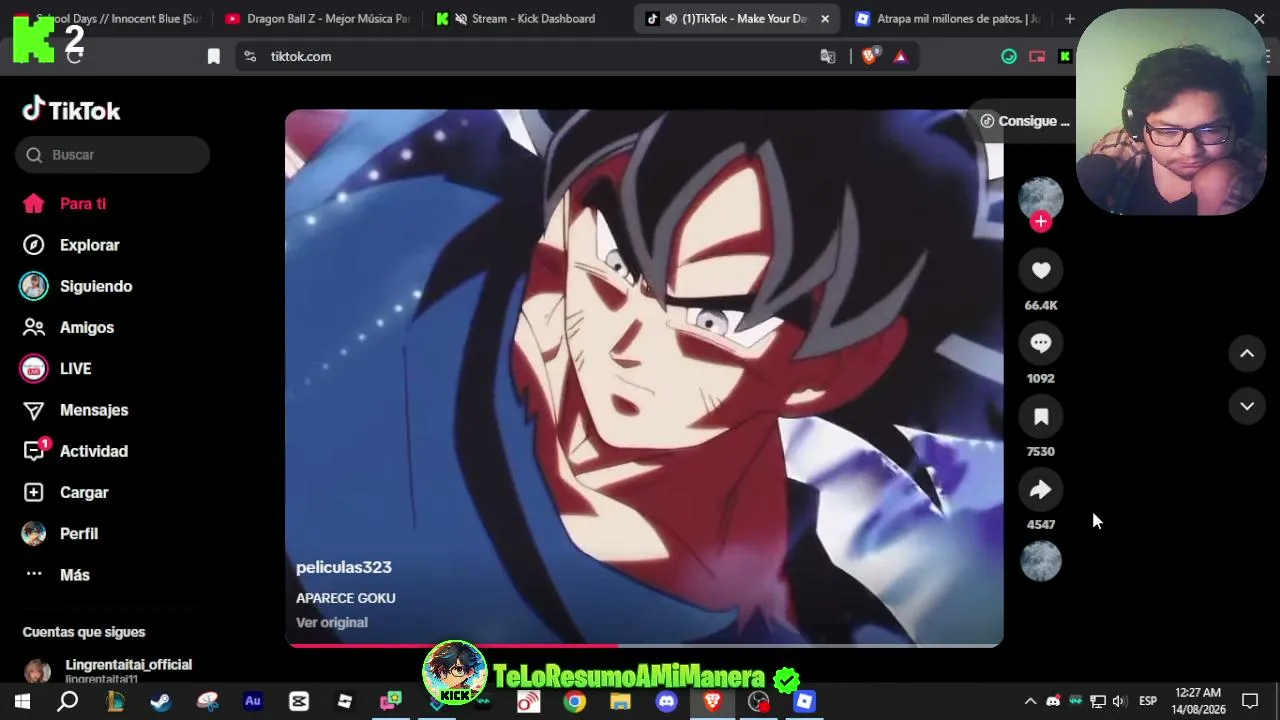 Una noche mas de directo 😴
