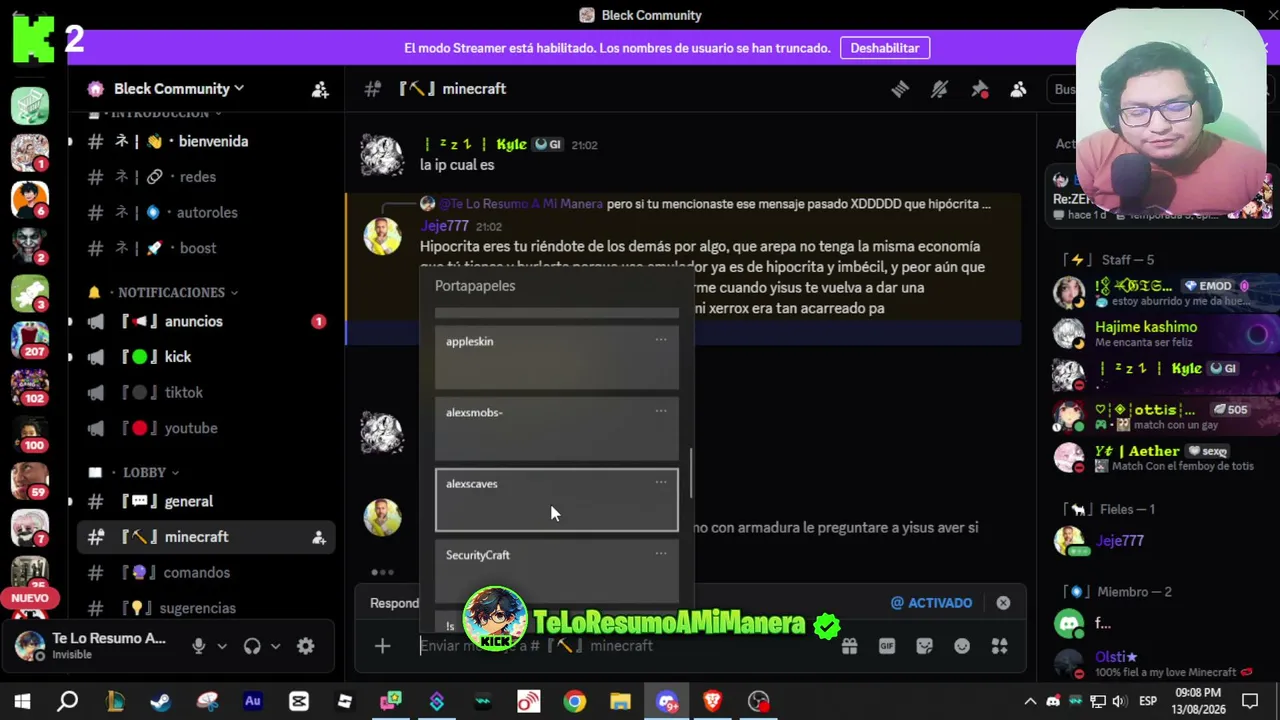 Una noche mas de directo 😴