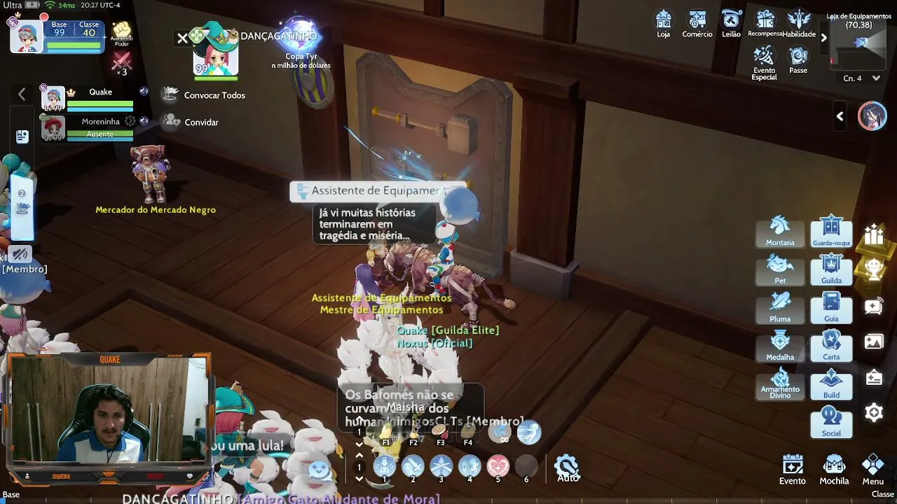 ROOC (Ang2) Chega mais na live de <3 vai rola jogos variados