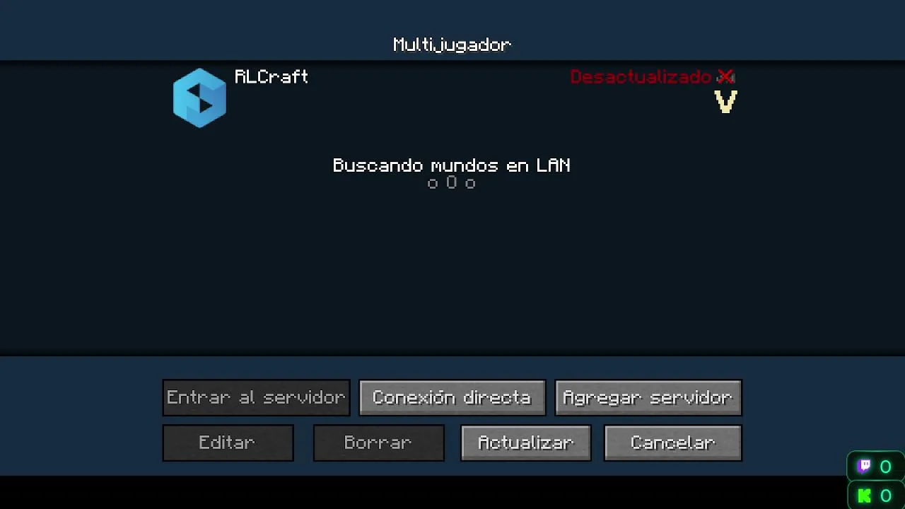 Jugando RLCraft Minecraft