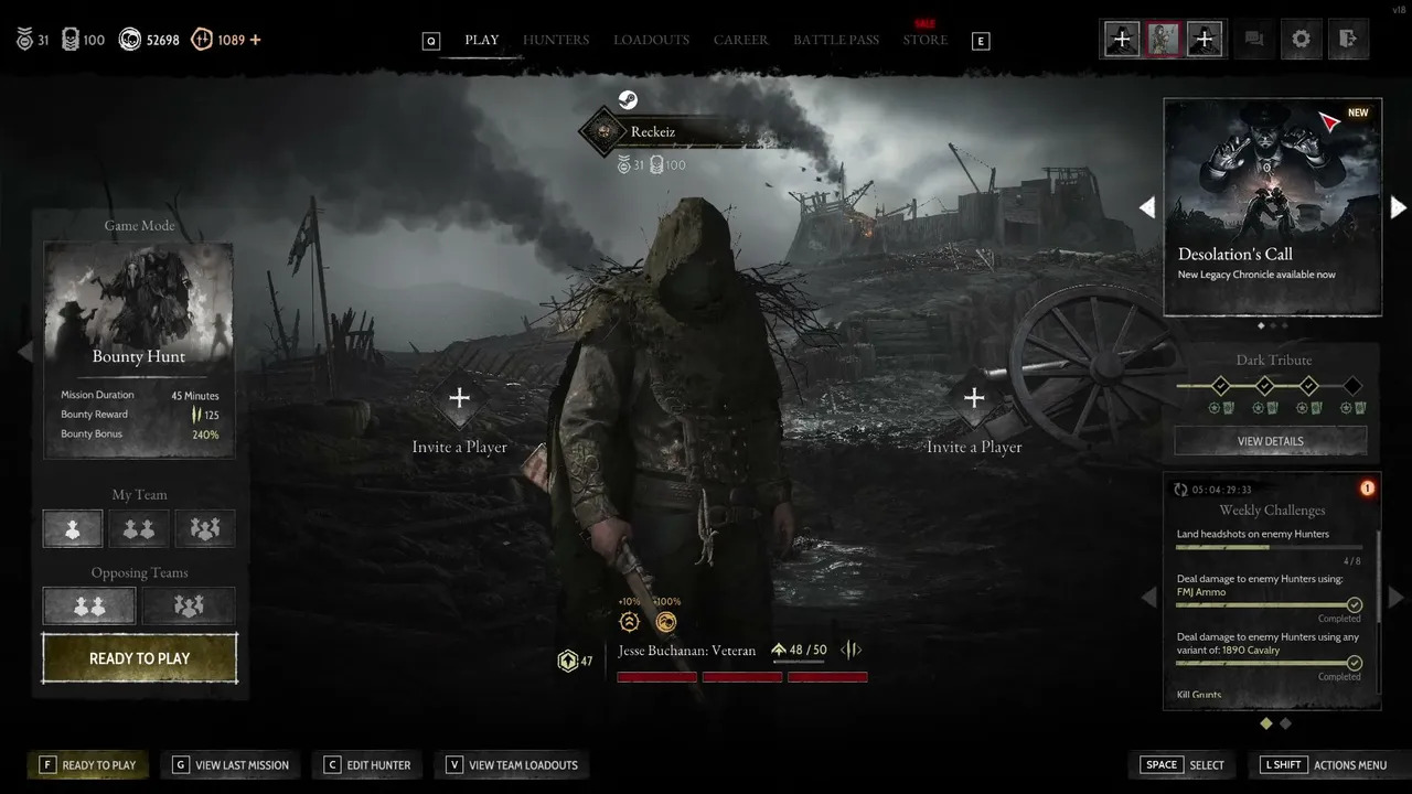 hunt no mic no cam