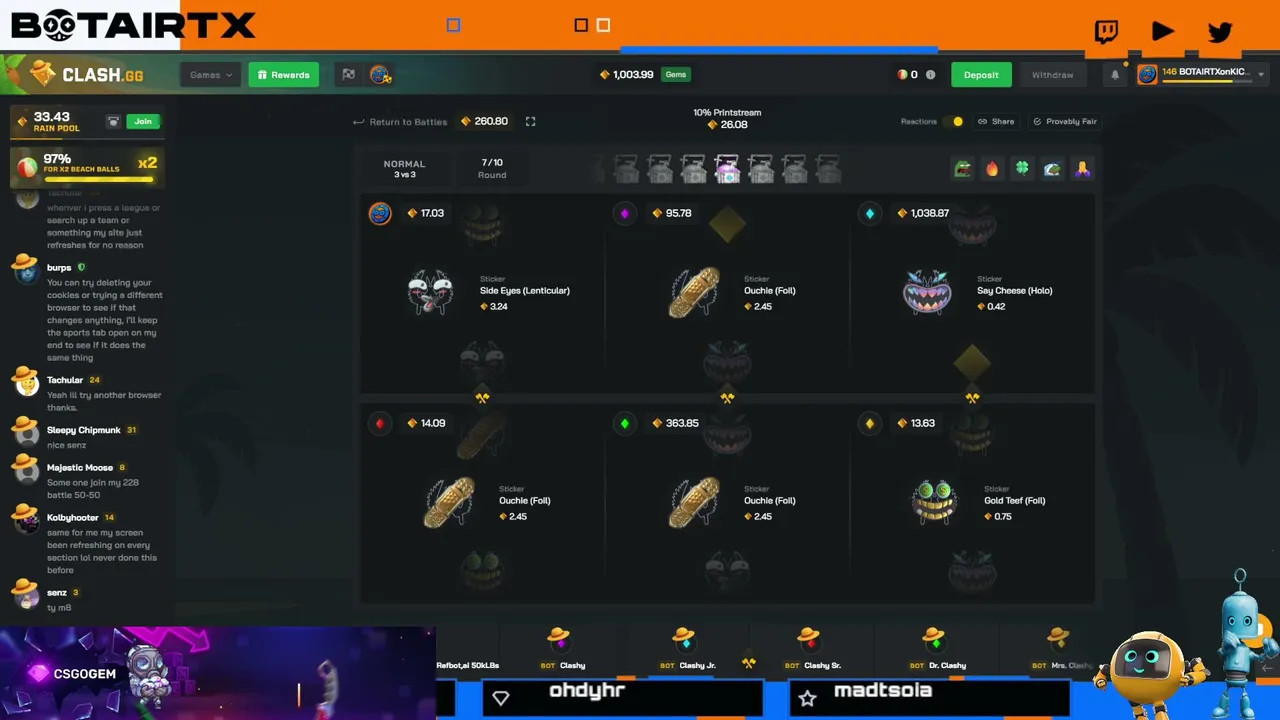 Code Botai $100K+ in weekly LB and prizes !Refbot.ai Come come!