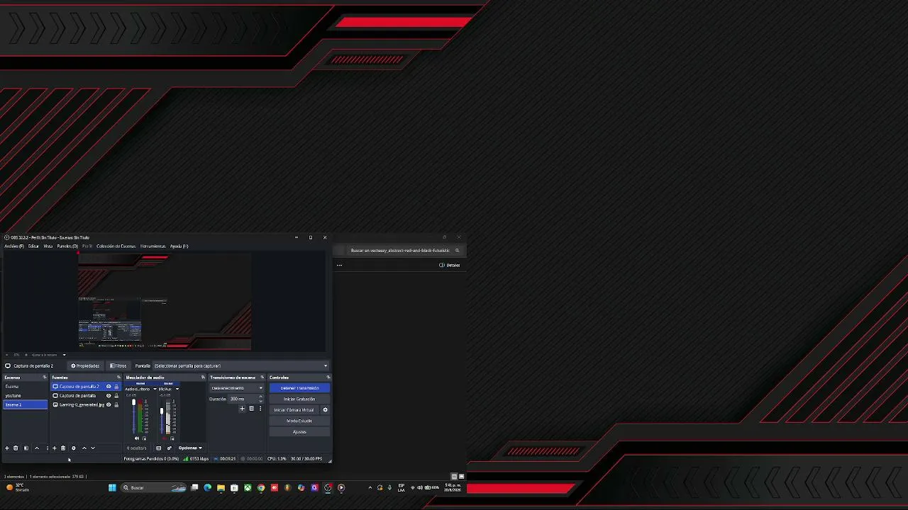 My first stream.