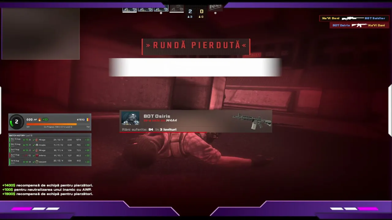 Roat to lv 10 Faceit