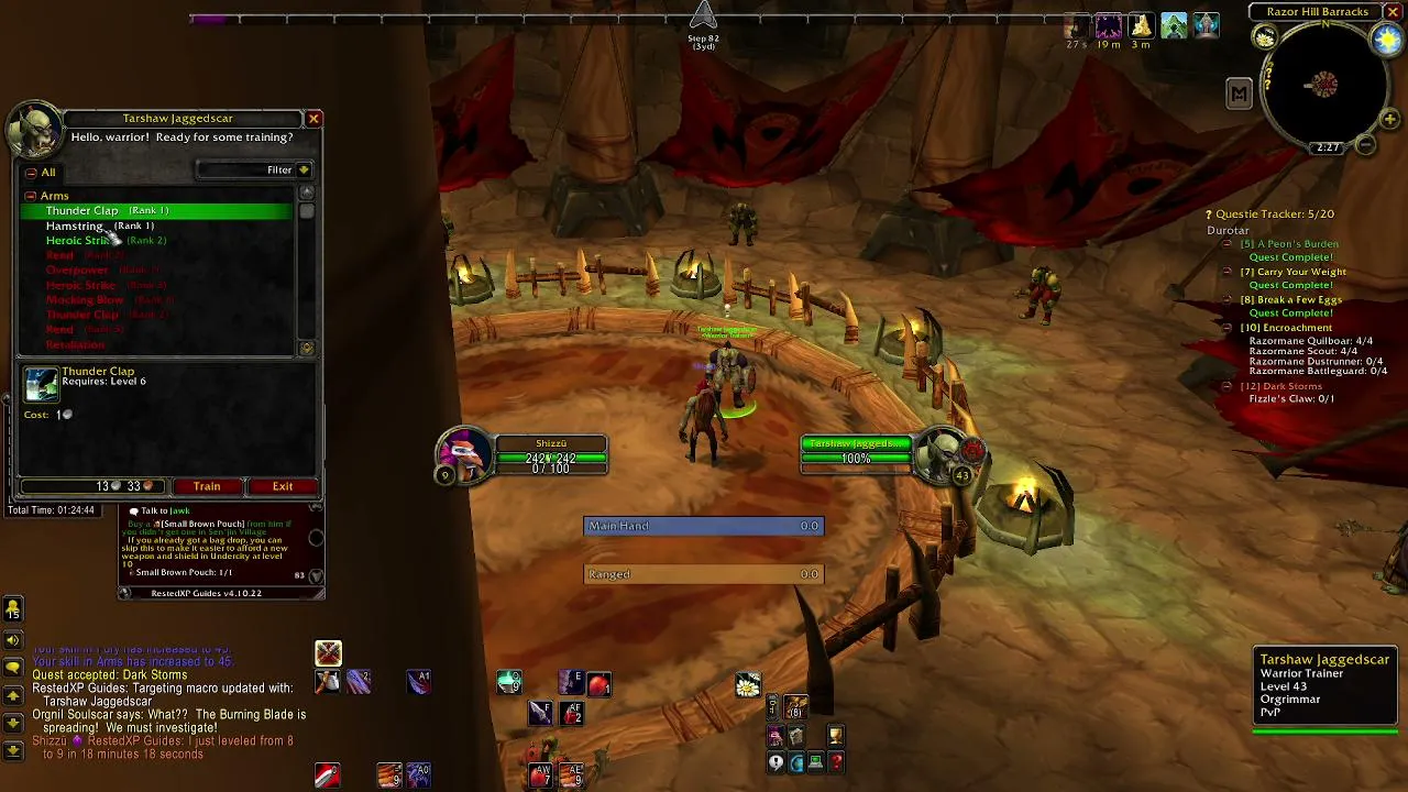 Hardcore Solo SelfFound Warrior World Record Attempt