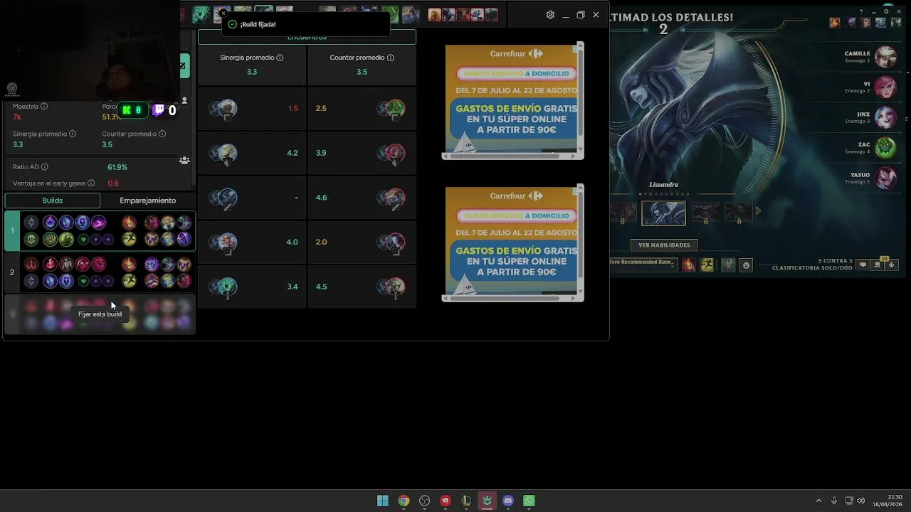 5 vs todos