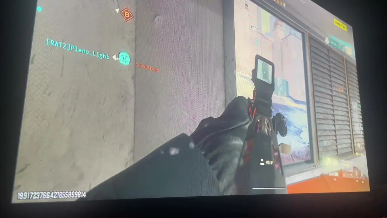 playing call of duty  beta
