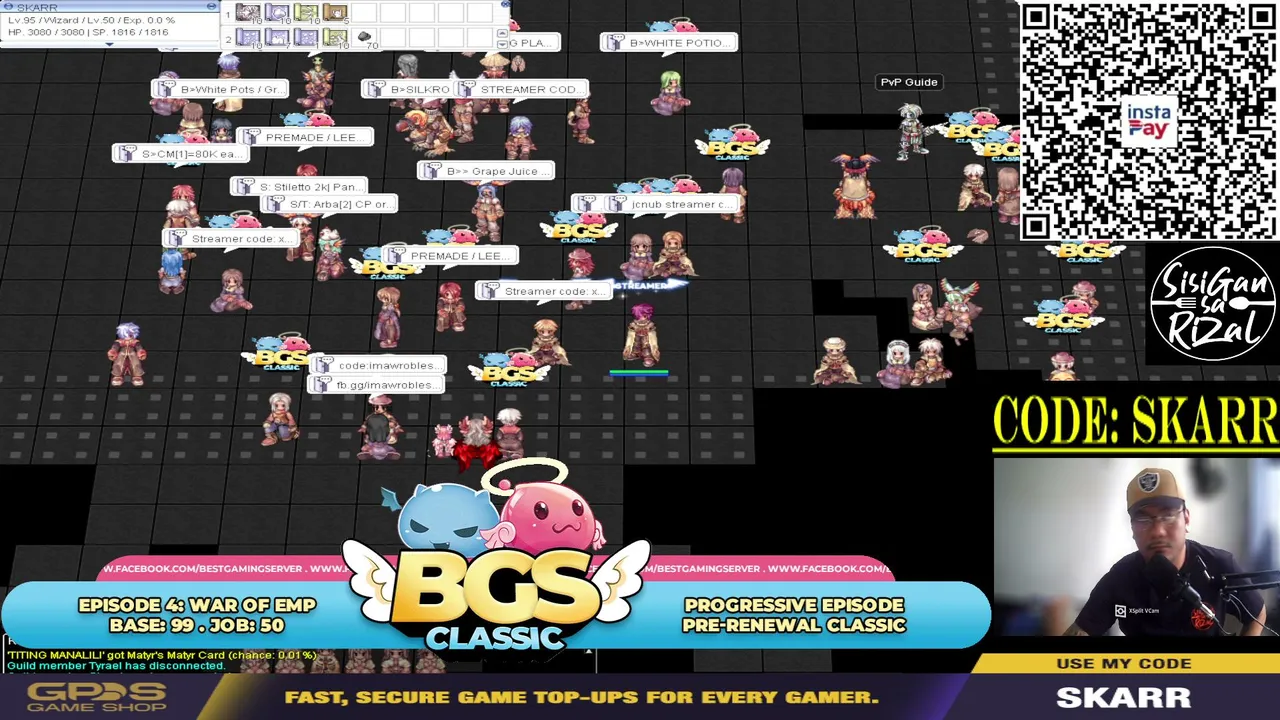 Streaming : Ragnarok (BGS) BestGamingServer
Discord : https://discord.gg/NqhnaM4HG9