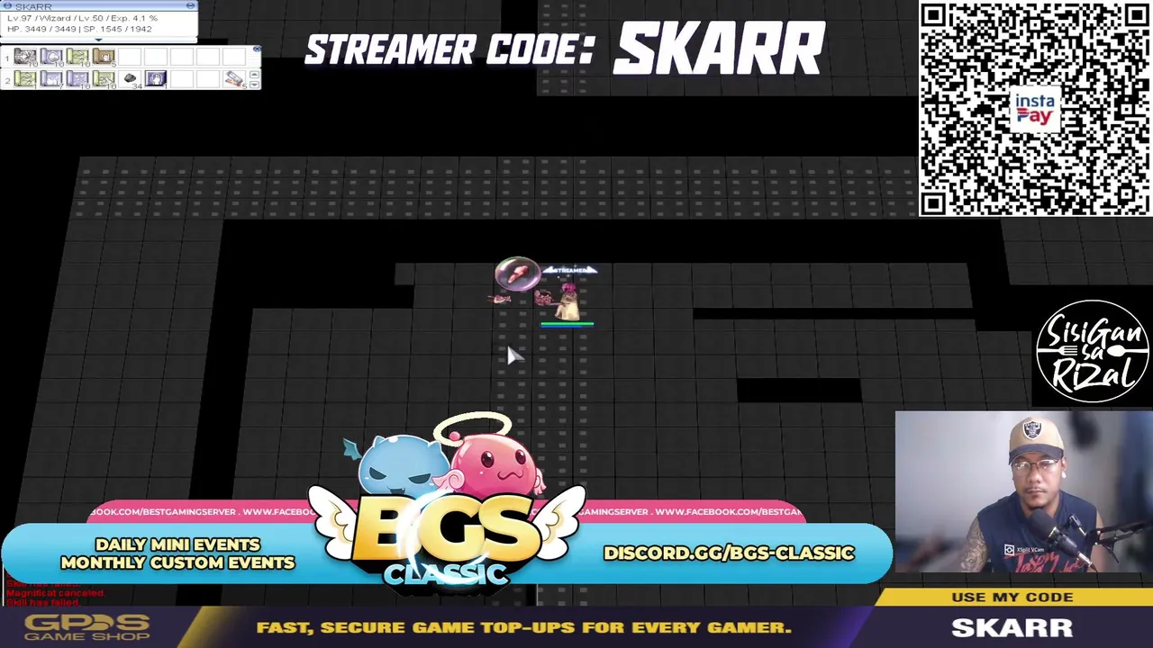 Streaming : Ragnarok (BGS) BestGamingServer
Discord : https://discord.gg/NqhnaM4HG9