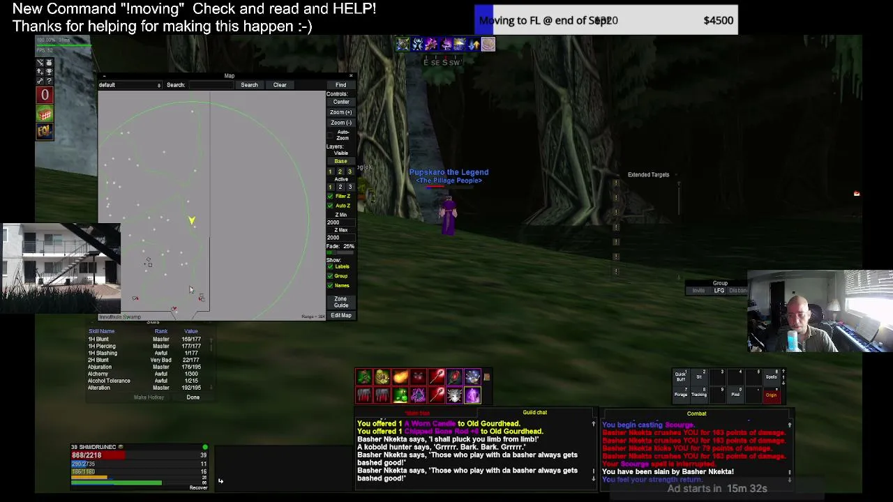 [DEAF ] Chill EQL @ Rivervale server, grinding. FFXIV later on for more chill.